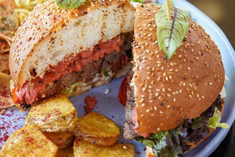 تصویر برگر مکزیکی