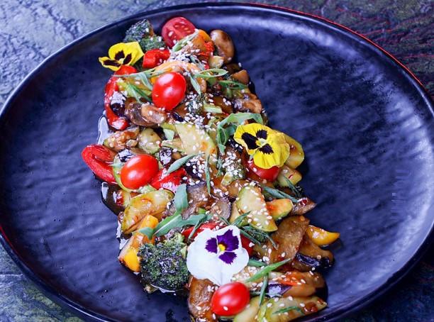 تصویر بشقاب سبزیجات