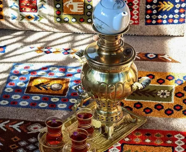 تصویر سماور چای 4 نفره